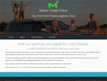 Tablet Screenshot of motorcreditcheck.com